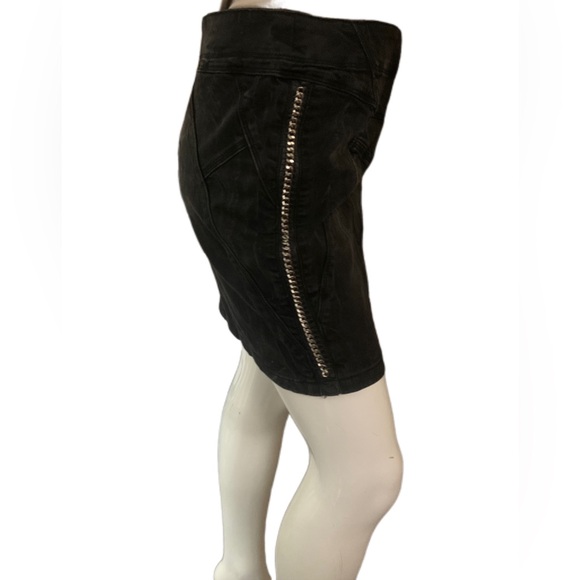 Pre loved Blank NYC Embellished Denim boho Skirt - - Picture 4 of 14